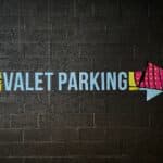 valet parking sign